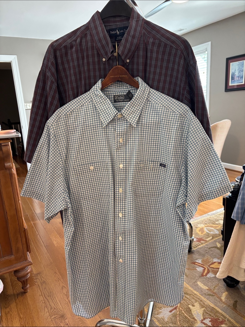 Two Polo by Ralph Lauren Men’s Short-Sleeve Button-Down Shirts